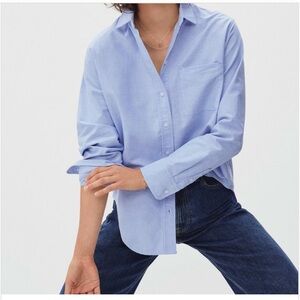 Everlane Relaxed Oxford Shirt Light Blue Size 2
